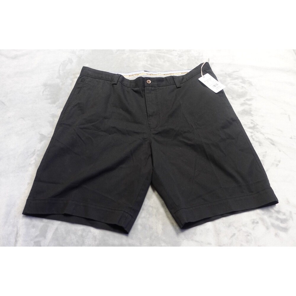 NWT Havana Breeze Mens Size 40 Black Relaxed Fit Cotton‎ Shorts 9" Inseam Beach